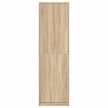 Wardrobe with Shelf Sonoma Oak 55 x 25 x 189 cm Engineered Wood