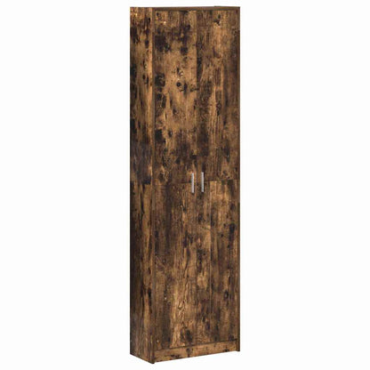 Wardrobe with Shelf Smoked Oak 55 x 25 x 189 cm Engineered Wood
