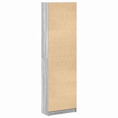 Wardrobe with Door Grey Sonoma 55 x 25 x 189 cm Engineered Wood