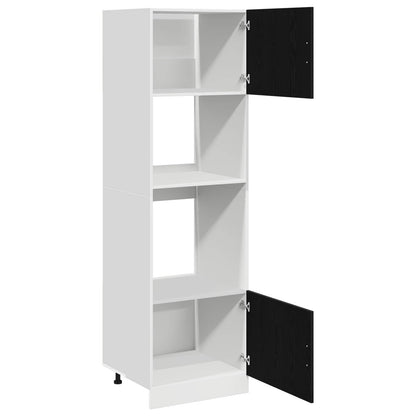 Hanging Cabinet Black Oak 60 x 57 x 207 cm Engineered Wood