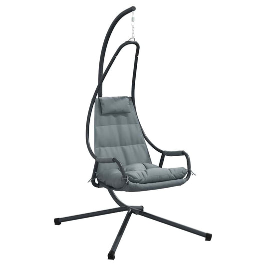 Hanging Egg Chair Steel 94 x 107 x 196.5 cm Anthracite