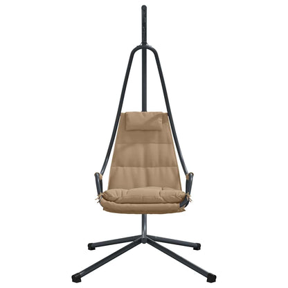Hanging Egg Chair Folding Taupe 94 x 107 x 196.5 cm Steel