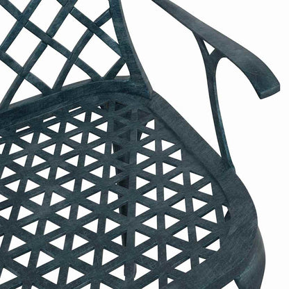Garden Chair 4 pcs Green 61 x 60.5 x 93cm Aluminium