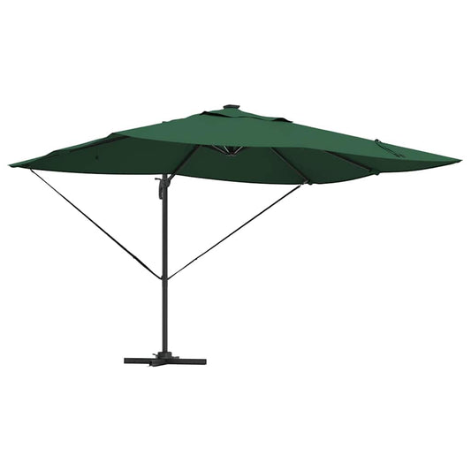 Cantilever Roma Parasol Green and Black 352 x 251 x 265 cm