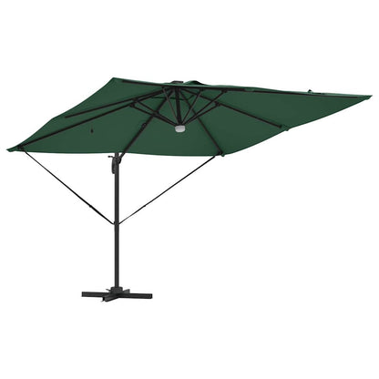 Roma Parasol Green 286 x 284 x 270 cm Aluminium and Polyester
