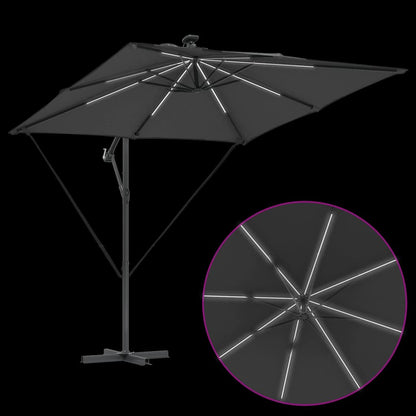 Cantilever Banana Parasol Anthracite 249 x 249 x 250 cm