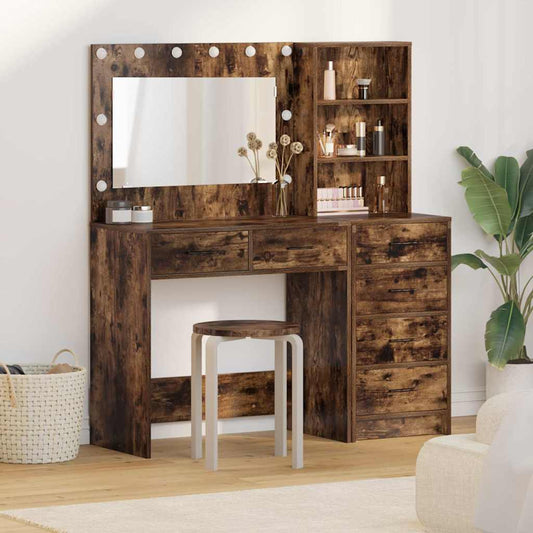 Dressing Table 2 pcs Brown 78.5 x 41 x 135 cm Engineered Wood