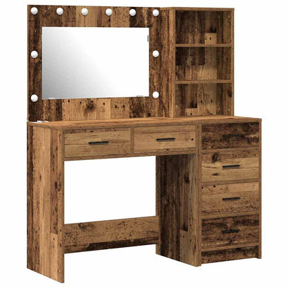 Dressing Table 2 pcs Brown 78.5 x 41 x 135 cm Engineered Wood