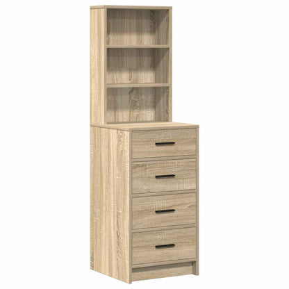 Dressing Table 2 pcs Brown 50 x 41 x 135 cm Engineered wood