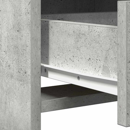Dressing Table 2 pcs Grey 50 x 41 x 135 cm Engineered wood