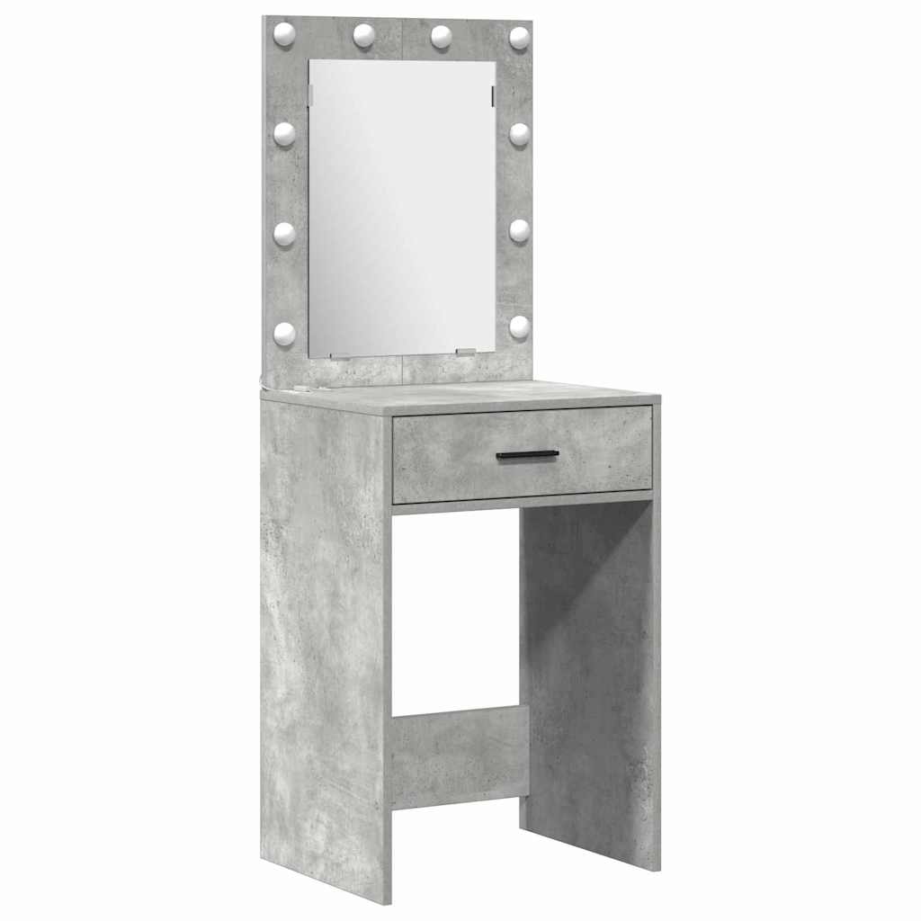 Dressing Table 2 pcs Grey 50 x 41 x 135 cm Engineered wood