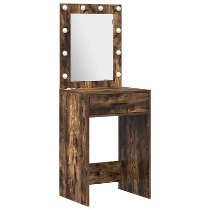 Dressing Table 2 pcs Brown 50 x 41 x 135 cm Engineered wood