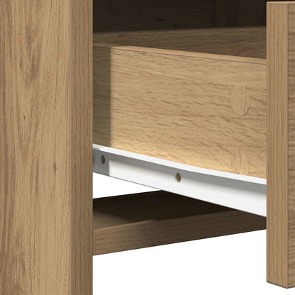 Dressing Table 2 pcs Brown 50 x 41 x 135 cm Engineered wood