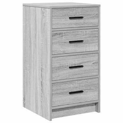 Dressing Table with Drawer 3 pcs Grey Sonoma Engineered Wood