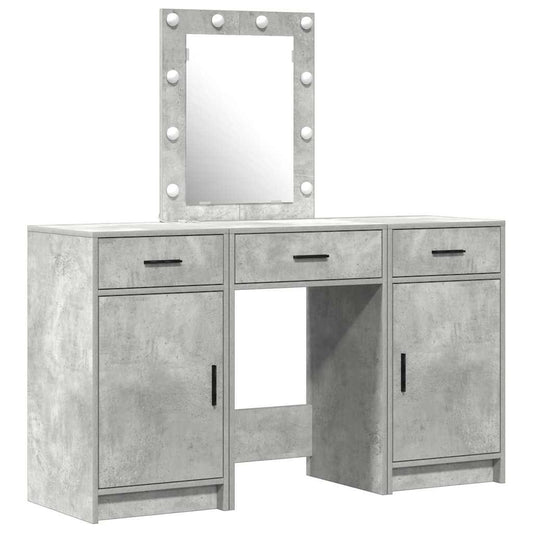 Dressing Table Grey 50 x 41 x 135 cm Engineered Wood