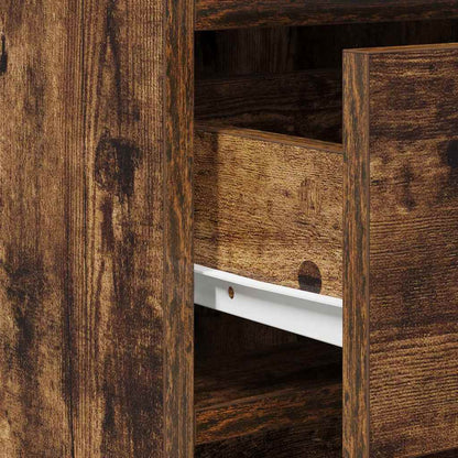 Dressing Table with Door Brown 50 x 41 x 135 cm Engineered Wood