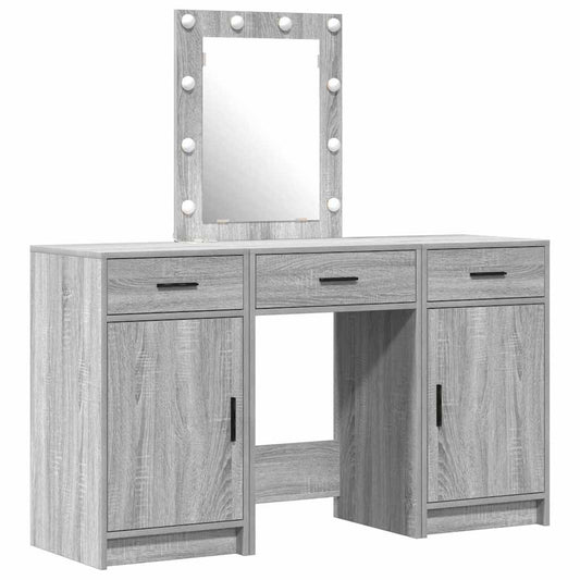 Dressing Table Grey 50 x 41 x 135 cm Engineered Wood