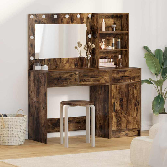 Dressing Table 2 pcs Brown 78.5 x 41 x 135 cm Engineered Wood