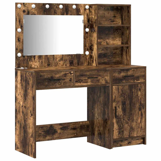 Dressing Table 2 pcs Brown 78.5 x 41 x 135 cm Engineered Wood