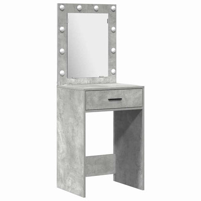 Dressing Table Set 2 pcs Concrete Grey Engineered Wood