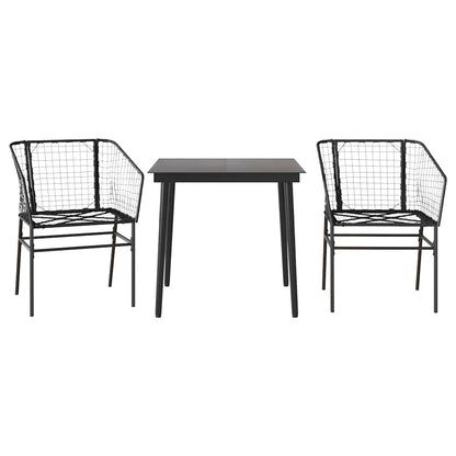 Garden Dining Set | Black
