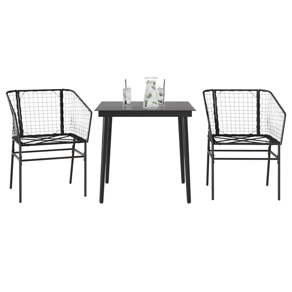Garden Dining Set | Black