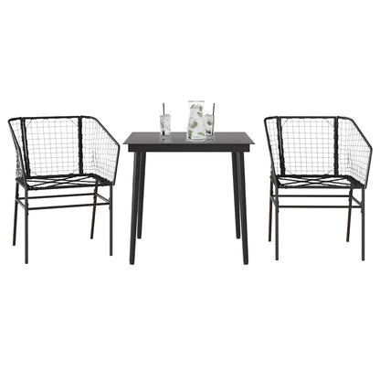 Garden Dining Set | Black