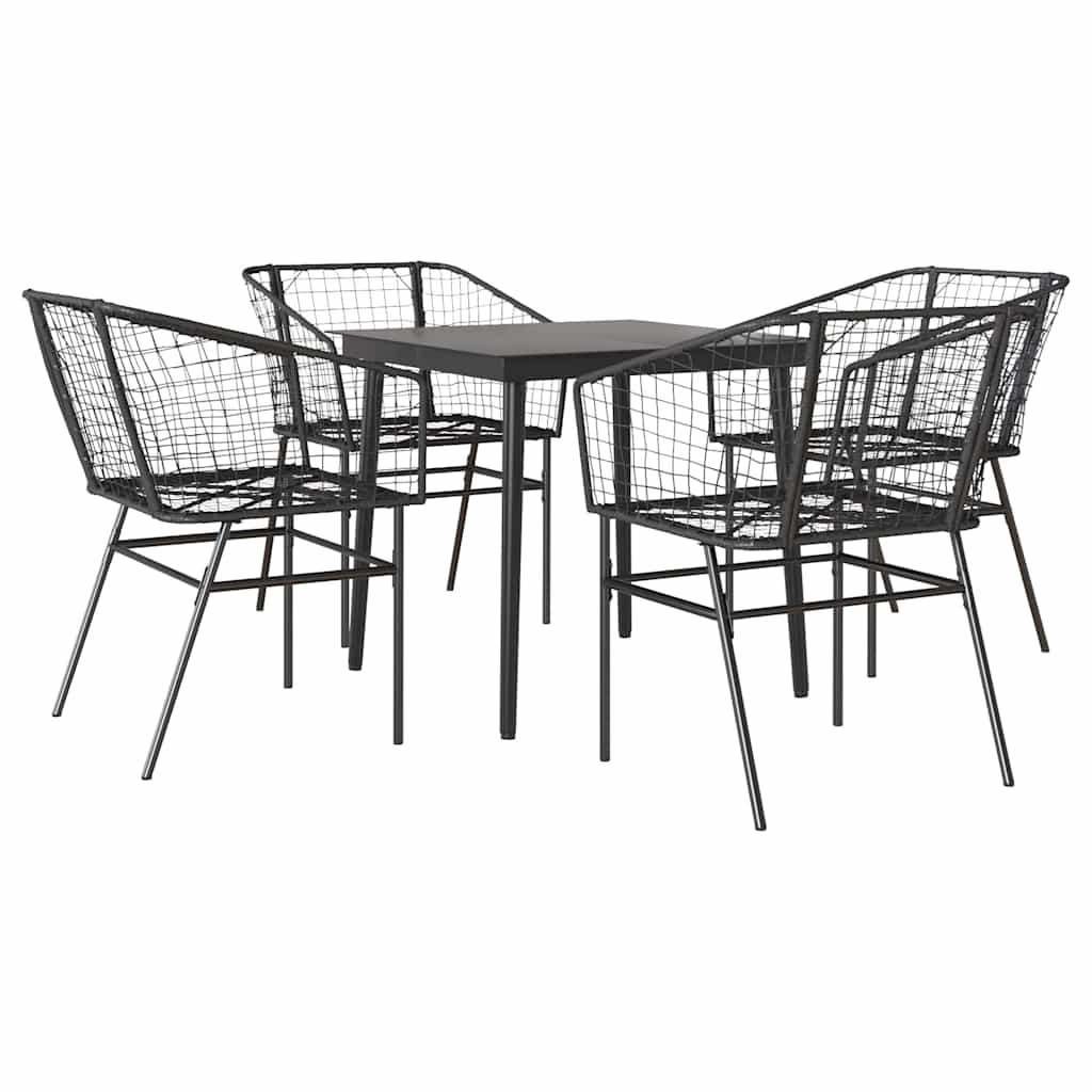 Garden Dining Set | Black