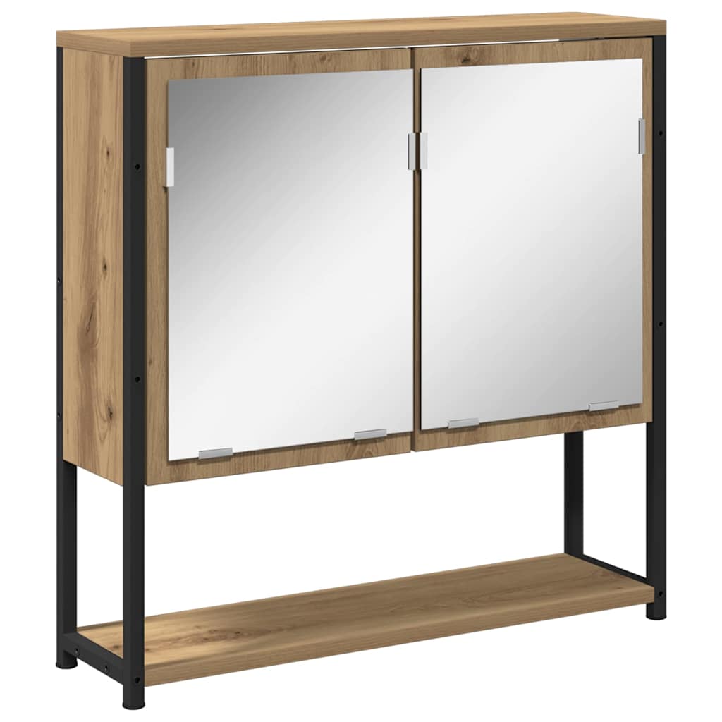 Bathroom Furniture Set 2 pcs Brown Engineered wood