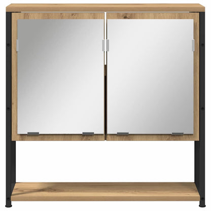Bathroom Furniture Set 2 pcs Brown Engineered wood