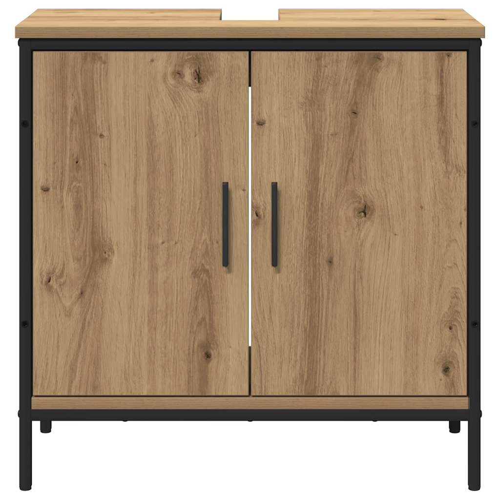 Bathroom Furniture Set 2 pcs Brown Engineered wood