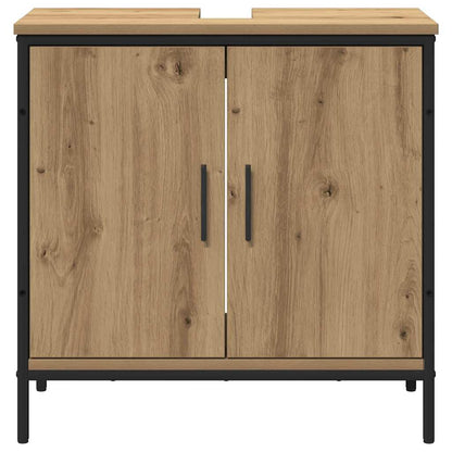 Bathroom Furniture Set 2 pcs Brown Engineered wood