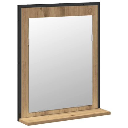 Bathroom Furniture Set 2 pcs Brown Engineered wood