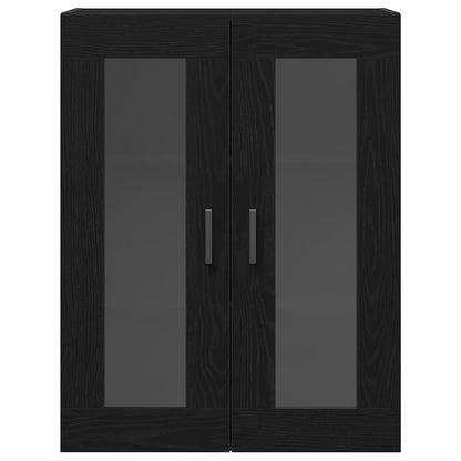 Highboard 2 pcs Black oak 69.5 x 34 x 180 cm Engineered Wood