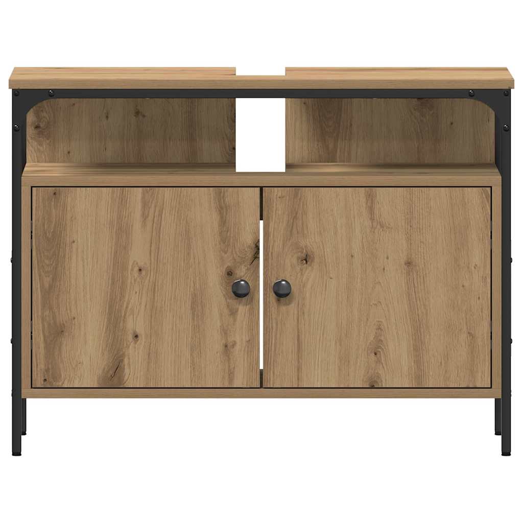 Bathroom Furniture Set 3 pcs Brown Engineered wood