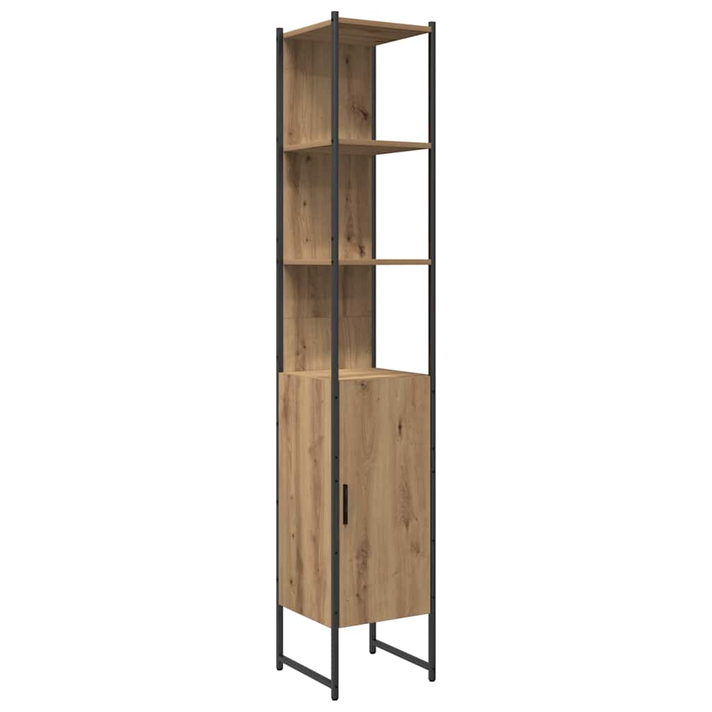 Bathroom Furniture Set 3 pcs Brown Engineered wood