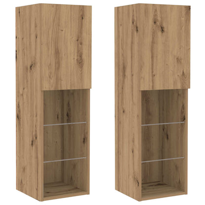 TV Cabinet Set 6 pcs Artisan oak Engineered wood