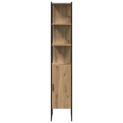 Bathroom Vanity Units with Shelf 3 pcs Brown Engineered wood