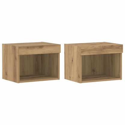 TV Cabinet Set 8 pcs Artisan oak Engineered wood