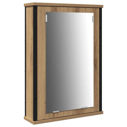 Bathroom Vanity Units with Shelf 3 pcs Brown Engineered wood