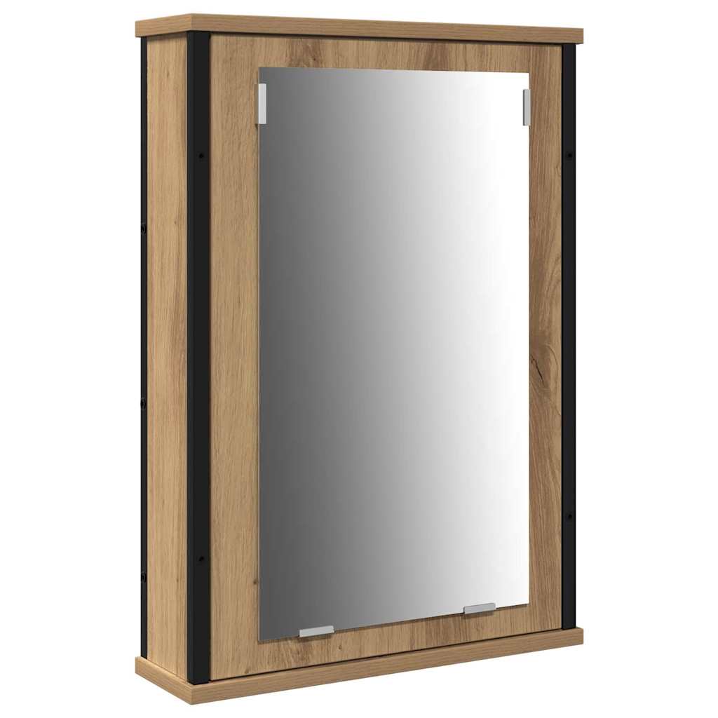 Bathroom Furniture Set 3 pcs Artisan Oak Engineered Wood