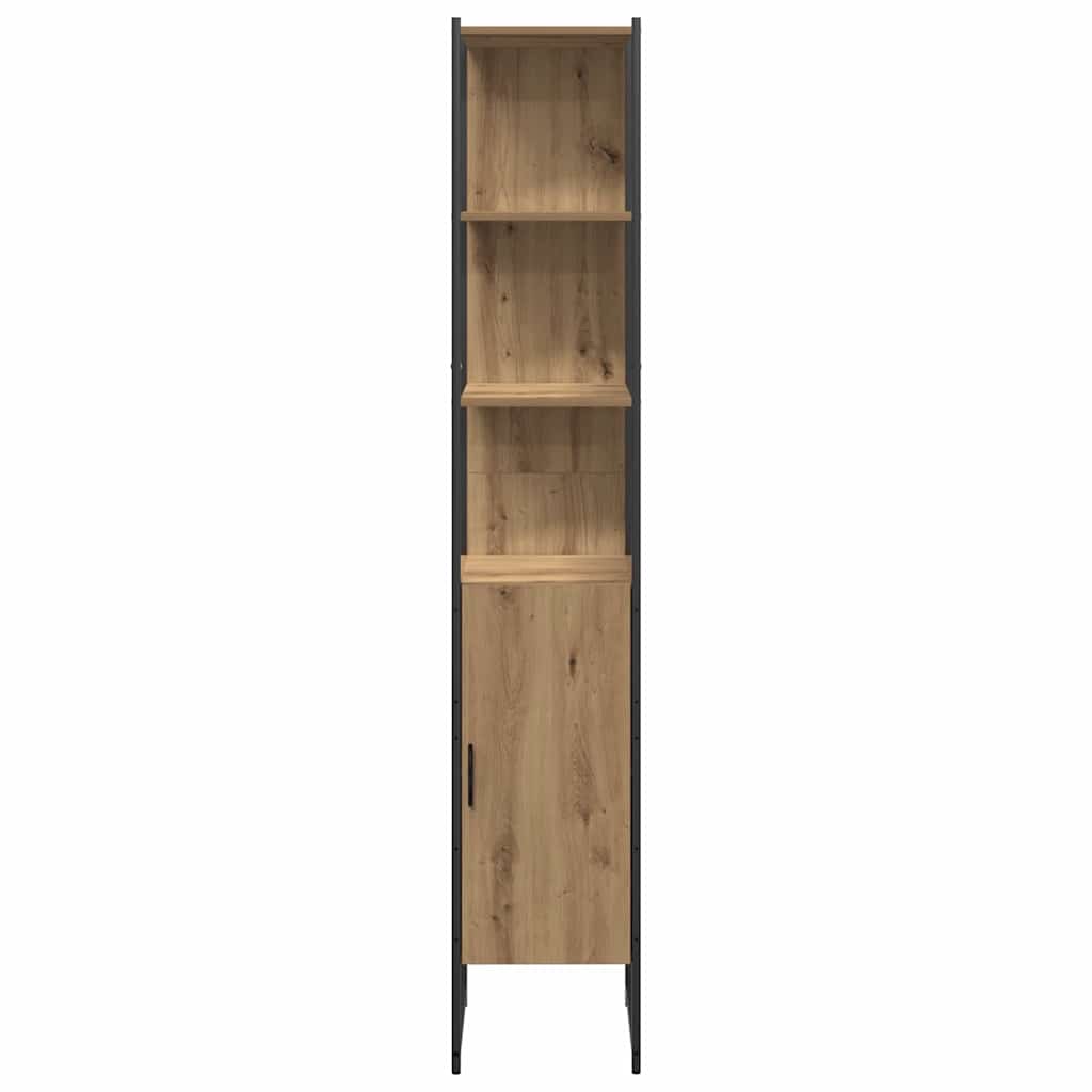Bathroom Furniture Set 4 pcs Brown Engineered wood