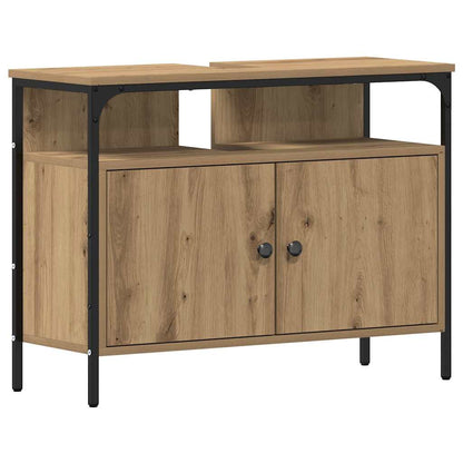 Bathroom Furniture Set 4 pcs Artisan Oak Engineered Wood