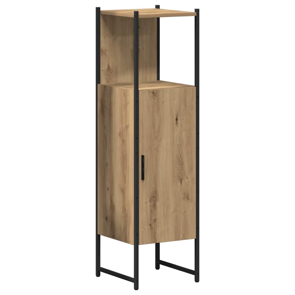 Bathroom Furniture Set 4 pcs Artisan Oak Engineered Wood