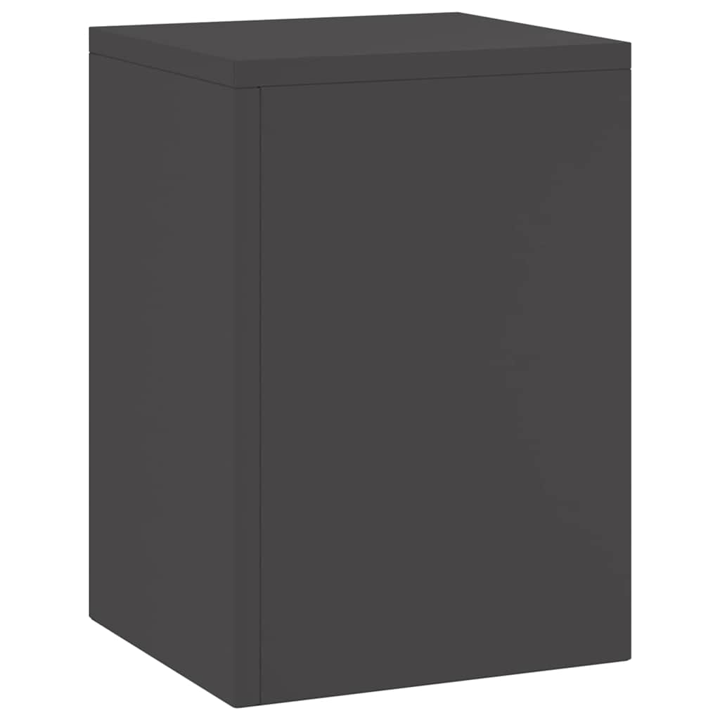 Plant Stand 2 pcs Black 24 x 24 x 35 cm Cold-rolled Steel