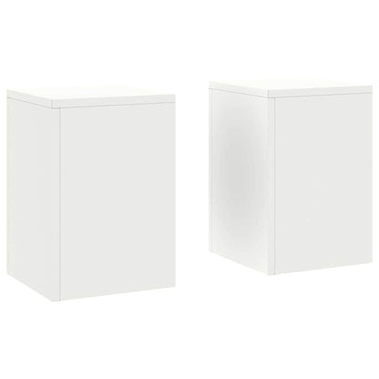 Plant Stand 2 pcs White 24 x 24 x 35 cm Cold-rolled Steel