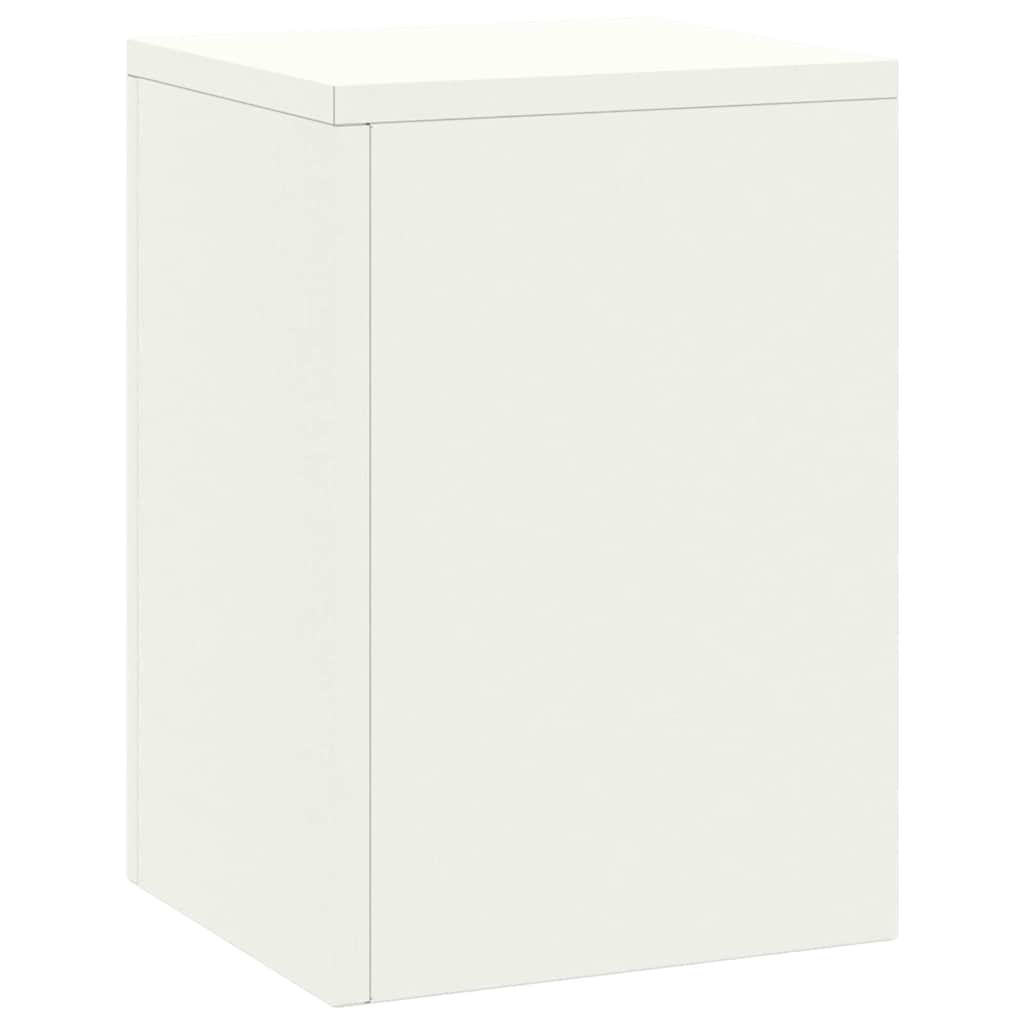 Plant Stand 2 pcs White 24 x 24 x 35 cm Cold-rolled Steel