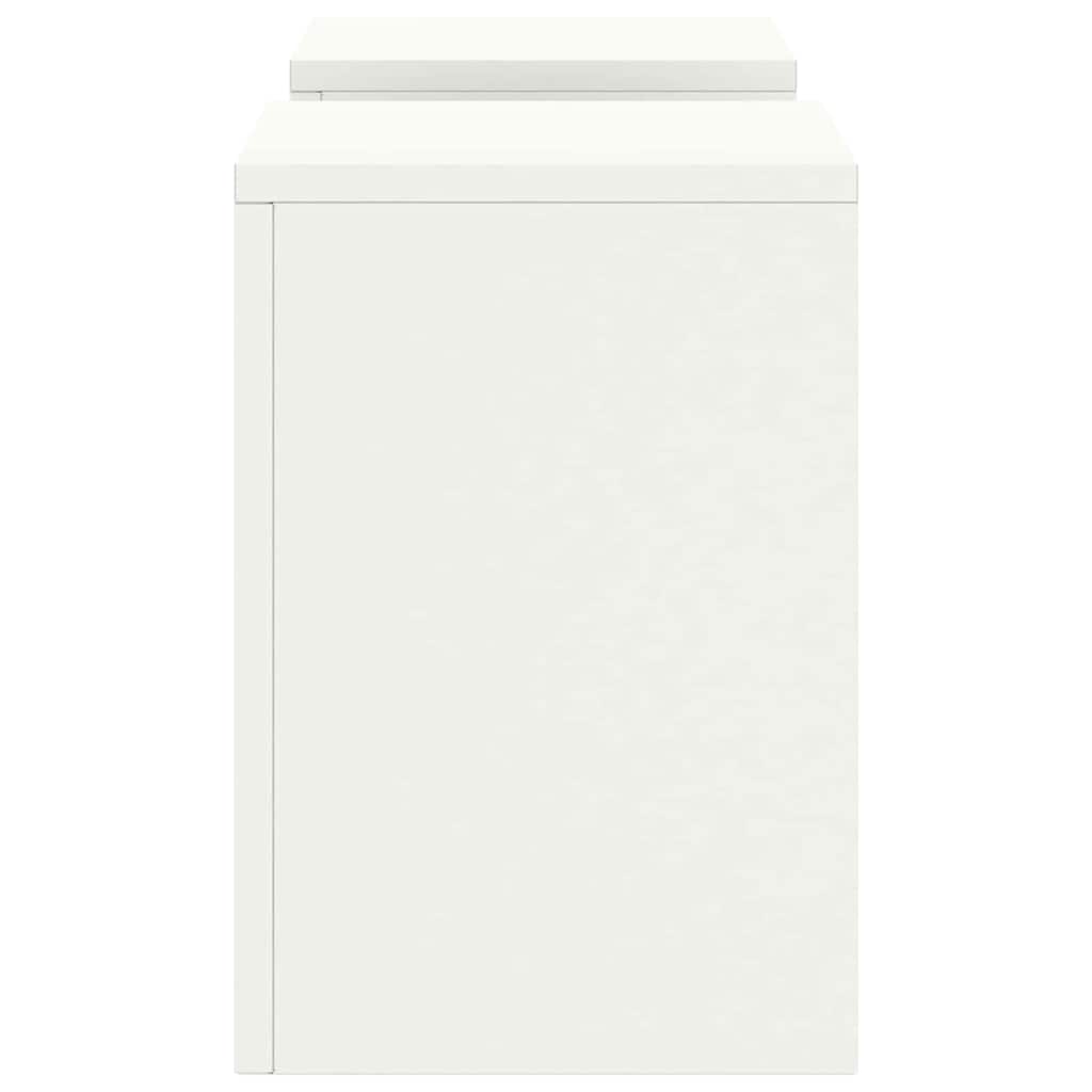 Plant Stand 2 pcs White 24 x 24 x 35 cm Cold-rolled Steel
