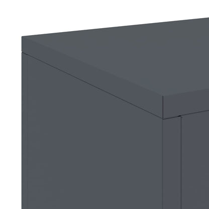 Plant Stand 2 pcs Anthracite 24 x 24 x 35 cm Cold-rolled Steel