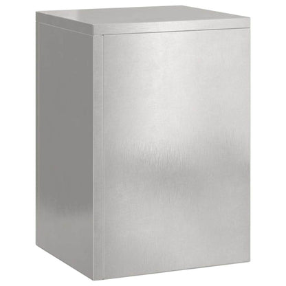 Plant Stand 2 pcs Silver 24 x 24 x 35 cm Stainless Steel